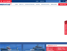 Tablet Screenshot of meratusline.com